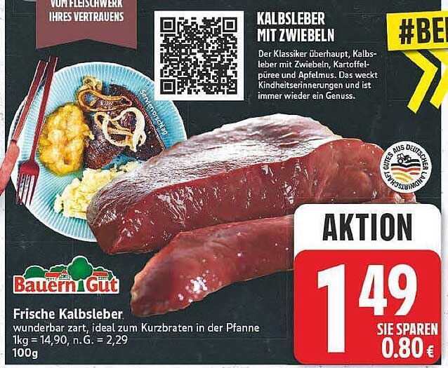 Frische Kalbsleber