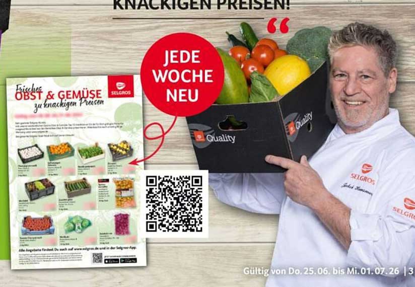 Frisches Obst & Gemüse zu knackigen Preisen!