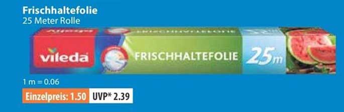 Frischhaltefolie 25 Meter Rolle