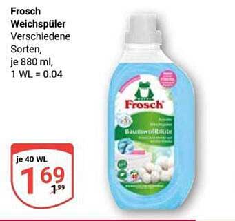Frosch Weichspüler Verschiedene Sorten, je 880 ml, 1 WL = 0.04