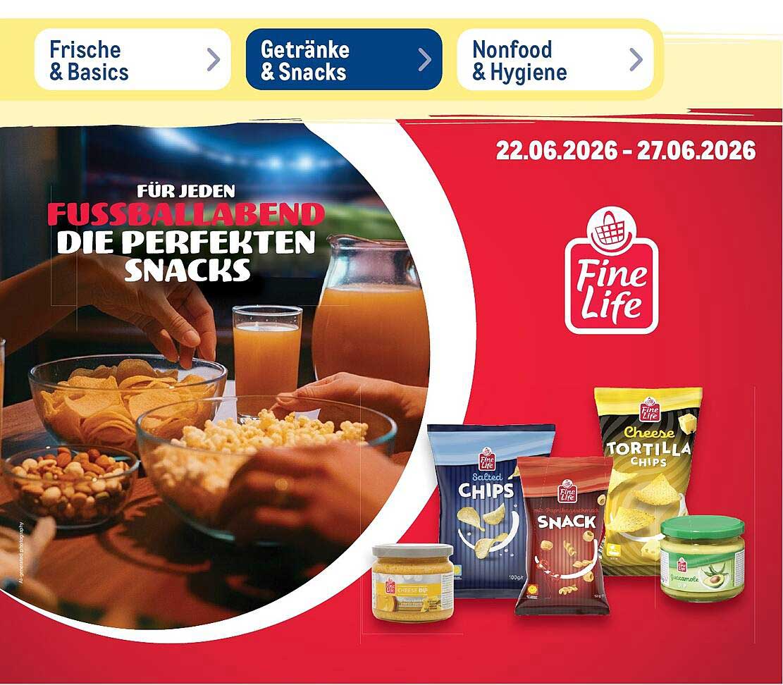 FÜR JEDEN FUSSBALLABEND DIE PERFEKTEN SNACKS