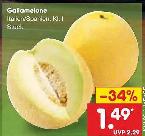 Galiamelone Italien/Spanien, Kl. I Stück