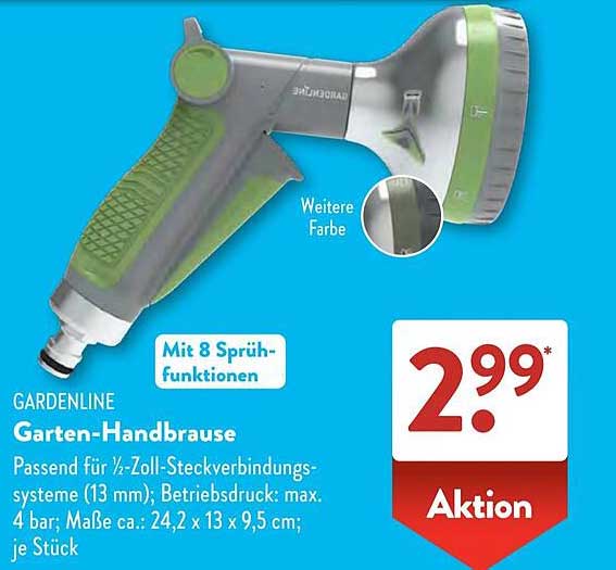 GARDENLINE Garten-Handbrause