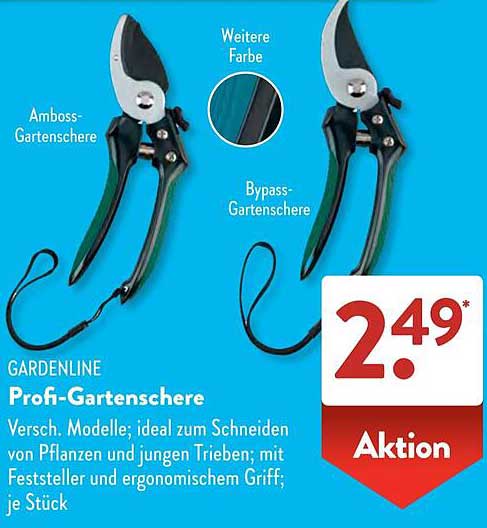 GARDENLINE Profi-Gartenschere