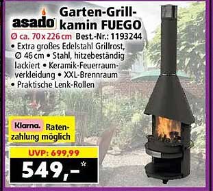 Garten-Grill-kamin FUEGO