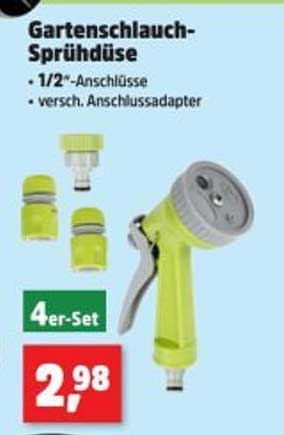Gartenschlauch-Sprühdüse