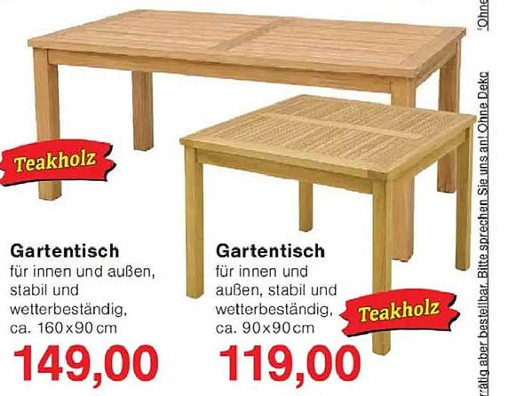 Gartentisch