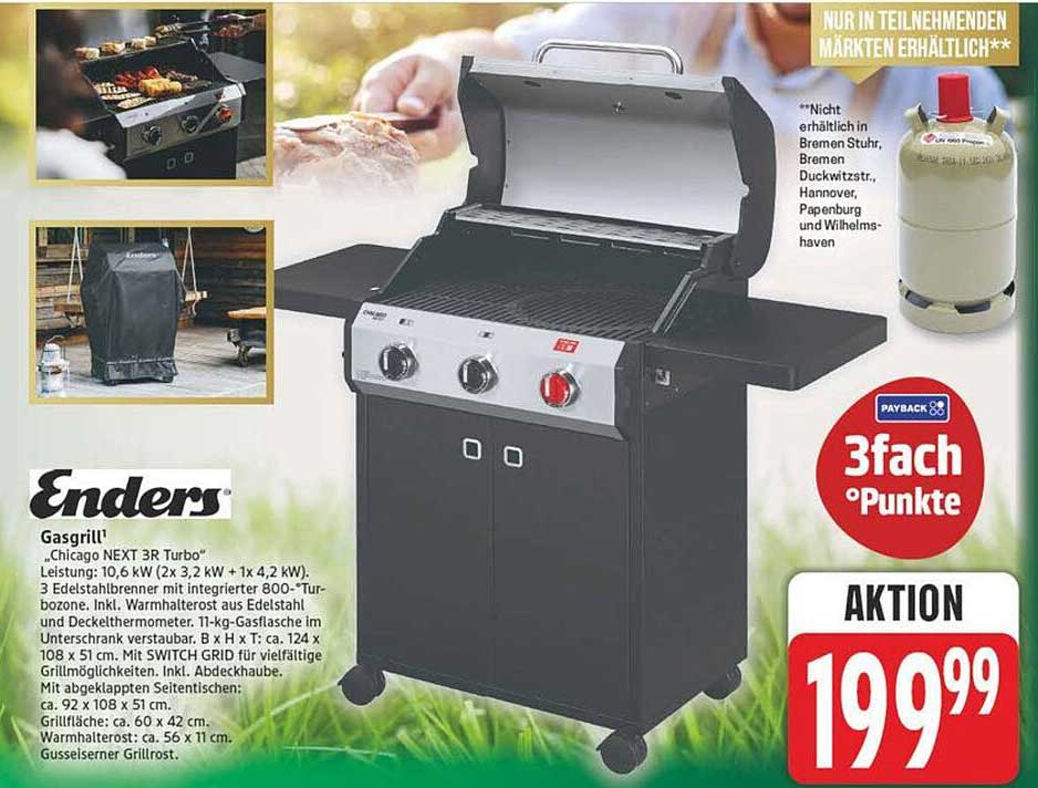 Gasgrill "Chicago NEXT 3R Turbo"