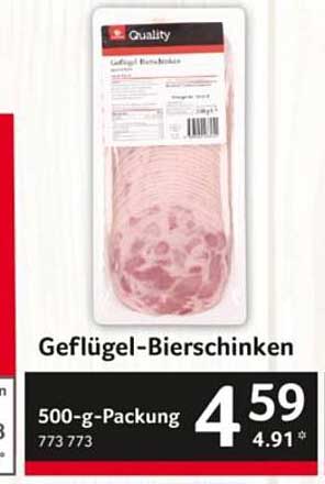 Geflügel-Bierschinken