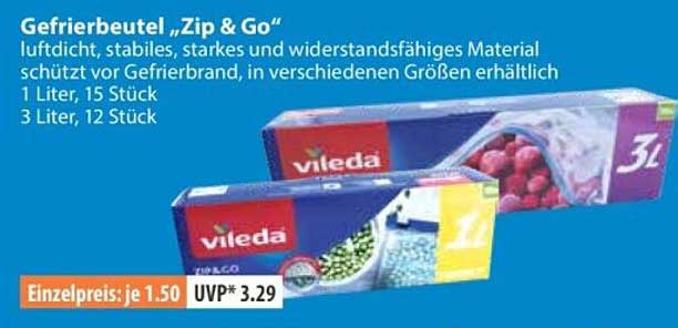 Gefrierbeutel „Zip & Go“