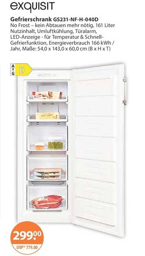 Gefrierschrank GS231-NF-H-040D