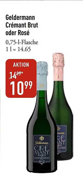 Geldermann Crémant Brut oder Rosé
