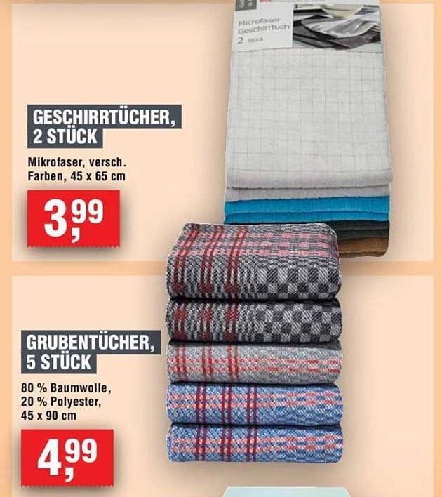 GESCHIRRTÜCHER, 2 STÜCK