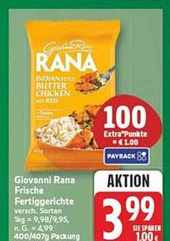 Giovanni Rana Frische Fertiggerichte Versch. Sorten