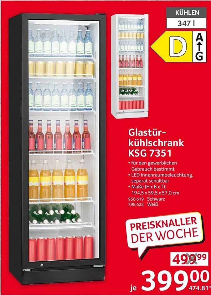Glastür-kühlschrank KSG 7351