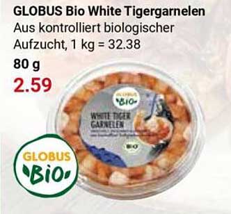 GLOBUS Bio White Tigergarnelen