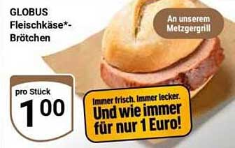 GLOBUS Fleischkäse*-Brötchen