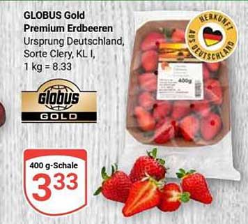 GLOBUS Gold Premium Erdbeeren