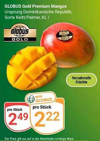 GLOBUS Gold Premium Mangos