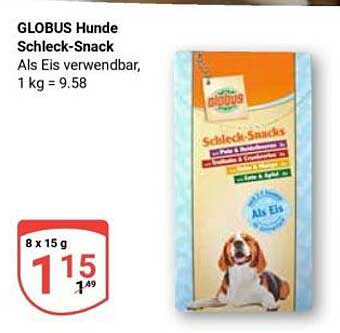GLOBUS Hunde Schleck-Snack Als Eis verwendbar, 1 kg = 9.58
