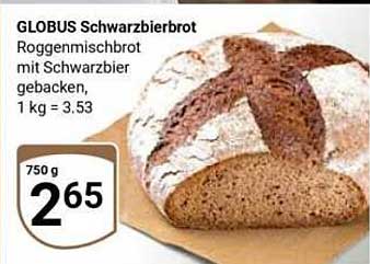 GLOBUS Schwarzbiertbrot