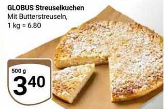 GLOBUS Streuselkuchen