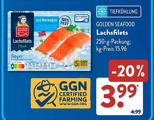 GOLDEN SEAFOOD Lachsfilets