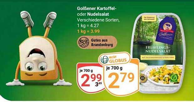 Goldener Kartoffel- oder Nudelsalat