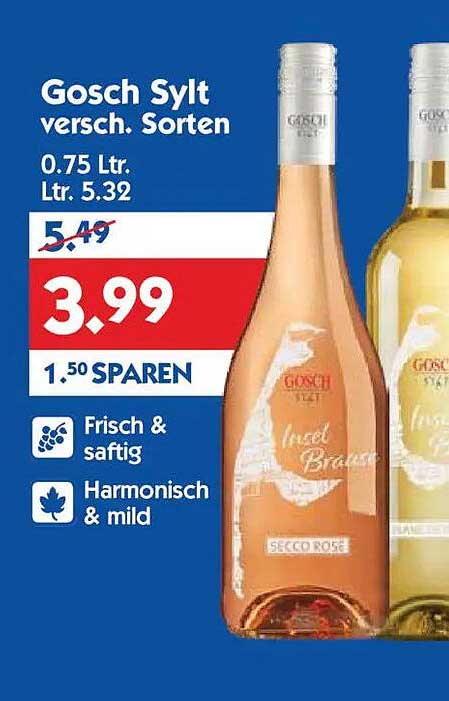Gosch Sylt versch. Sorten
