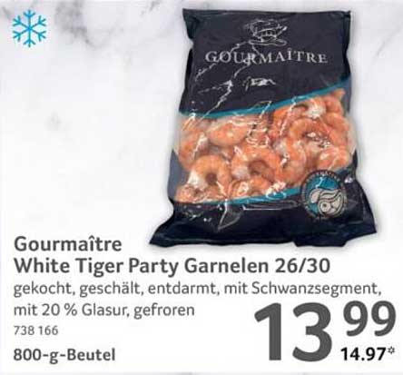 Gourmaître White Tiger Party Garnelen 26/30