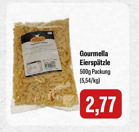 Gourmella Eierspätzle 500g Packung (5,54/kg)