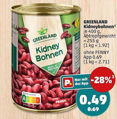GREENLAND Kidneybohnen