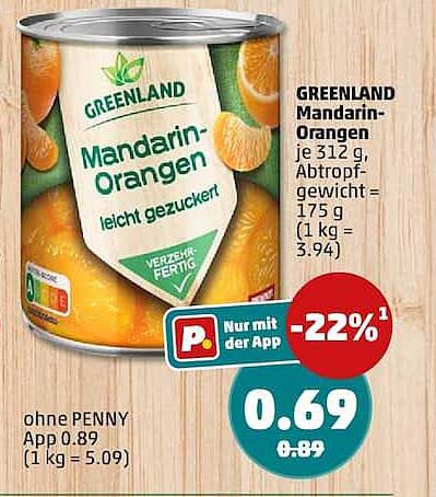 GREENLAND Mandarinen-Orangen