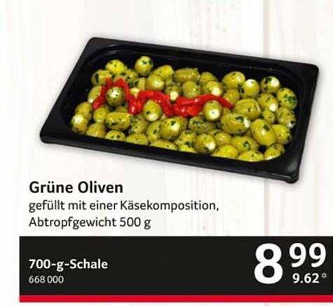 Grüne Oliven