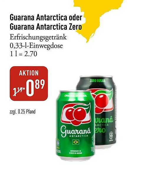 Guarana Antarctica oder Guarana Antarctica Zero