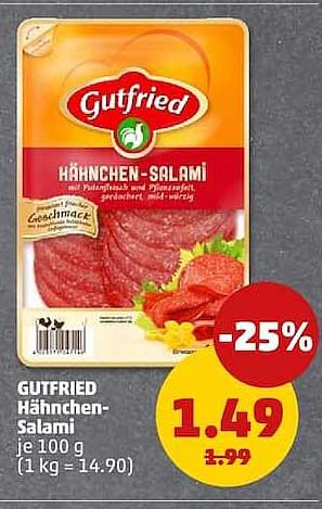 Gutfried Hähnchen-Salami