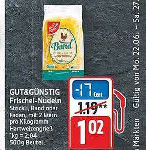 GUT&GÜNSTIG Frischei-Nudeln