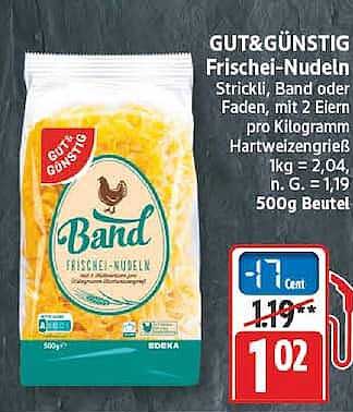 GUT&GÜNSTIG Frischei-Nudeln