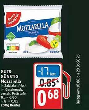 GUT&GÜNSTIG Mozzarella
