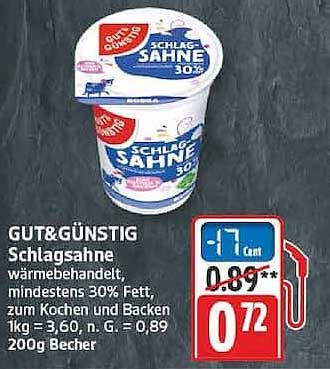 GUT&GÜNSTIG Schlagsahne