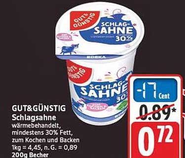 GUT&GÜNSTIG Schlagsahne