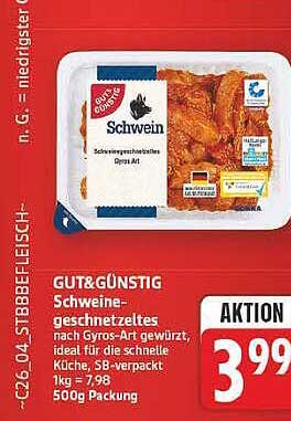GUT&GÜNSTIG Schweine-Geschnetzeltes