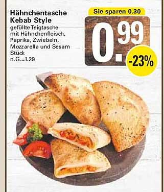 Hähnchentasche Kebab Style
