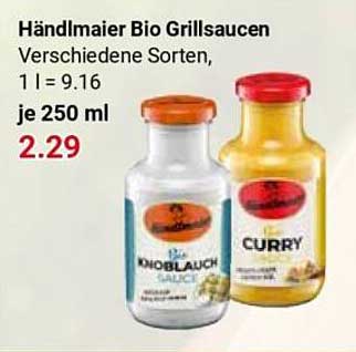 Händlmaier Bio Grillsaucen