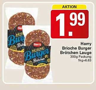 Harry Bieche Burger Brötchen Lauge
