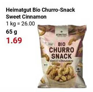 Heimatgut Bio Churro-Snack Sweet Cinnamon