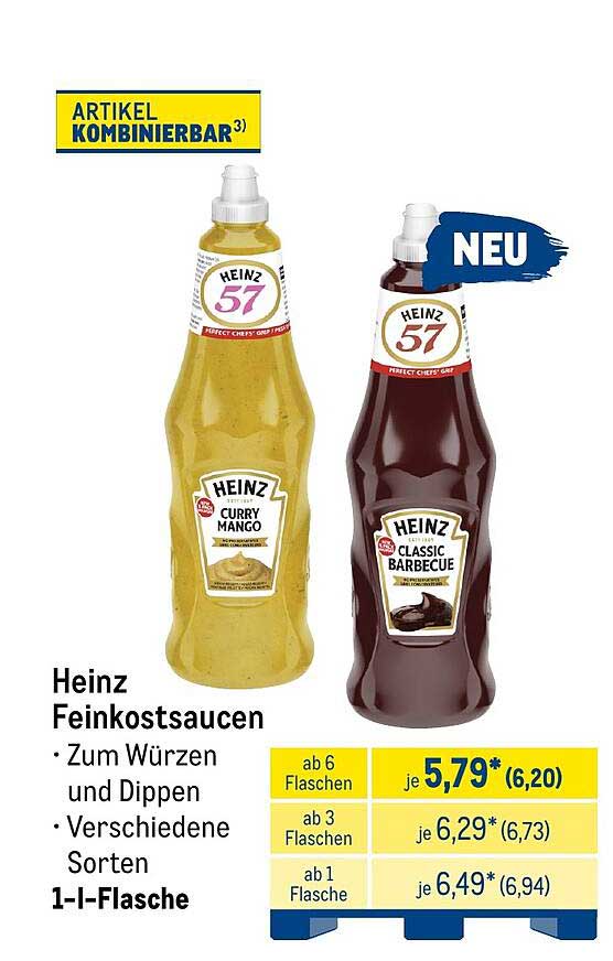 Heinz Feinkostsaucen