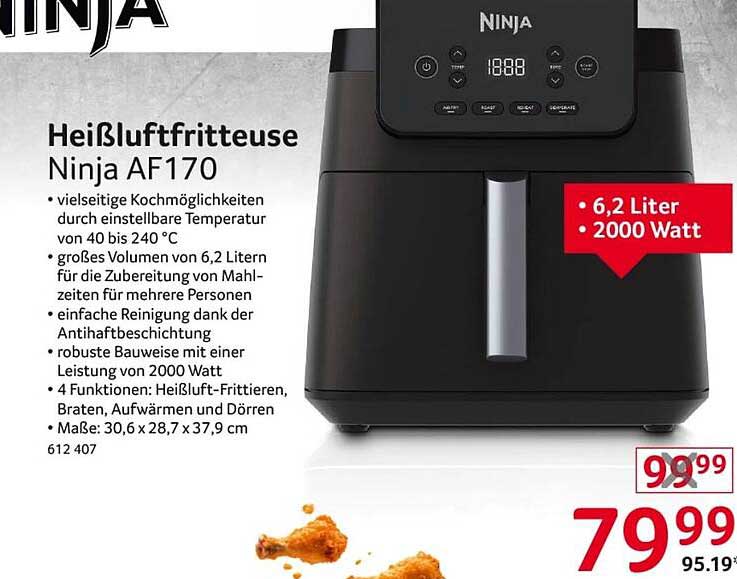 Heißluftfritteuse Ninja AF170