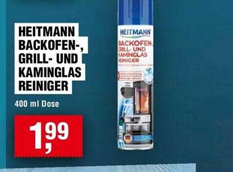HEITMANN BACKOFEN-, GRILL- UND KAMINGLAS REINIGER
