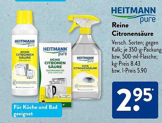 Heitmann pure Reine Citronensäure